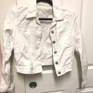Gap white jean jacket